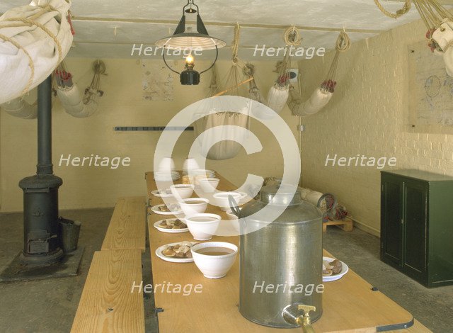 War shelter at Pendennis Castle, Falmouth, Cornwall, 1998. Artist: N Corrie