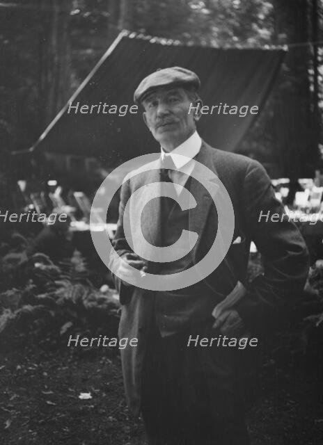 Bohemian Club Grove scene, between 1896 and 1911. Creator: Arnold Genthe.