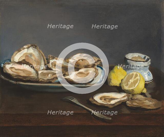 Oysters, 1862. Creator: Edouard Manet.