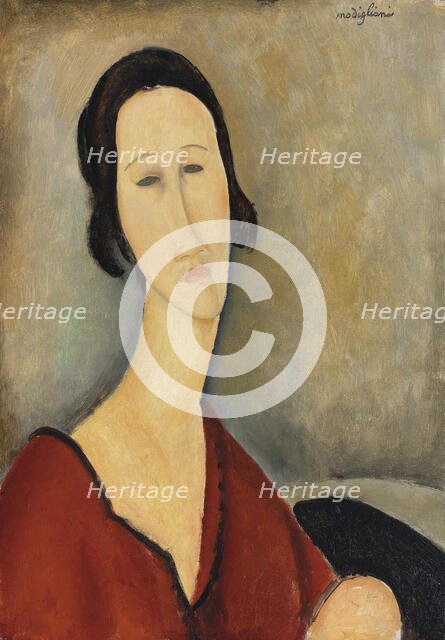 Madame Hanka Zborowska, 1917. Creator: Modigliani, Amedeo (1884-1920).