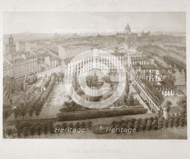 Ecole Sainte Genevieve, Paris, 1867. Artist: Anon