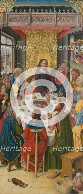 Panels from the High Altar of the Charterhouse of Saint-Honoré, Thuison-les-Abbeville: The Last... Creator: Unknown.