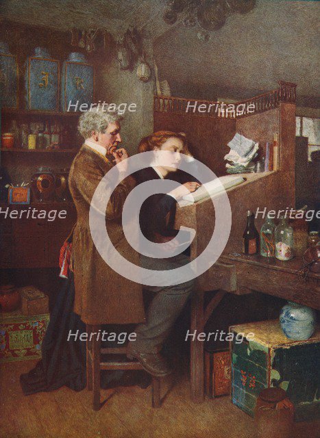 'Something Wrong Somewhere', c1850. Artist: Charles Green.