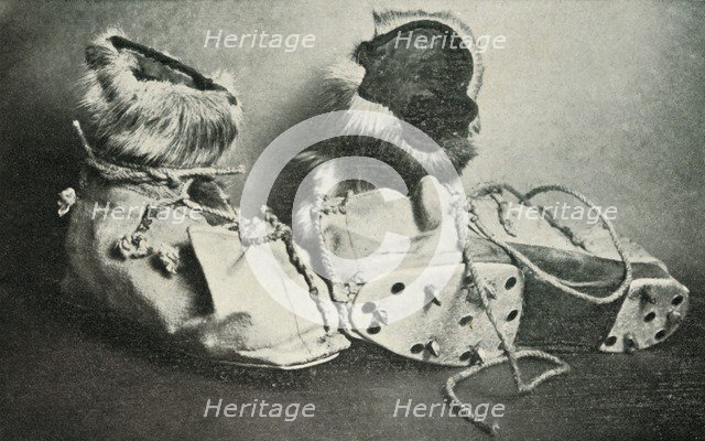 'Finnesko with Crampons', c1910–1913, (1913). Artist: Herbert Ponting.