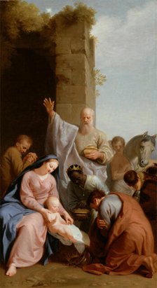 Adoration of the Magi, c1715. Creator: Henri Antoine de Favannes.
