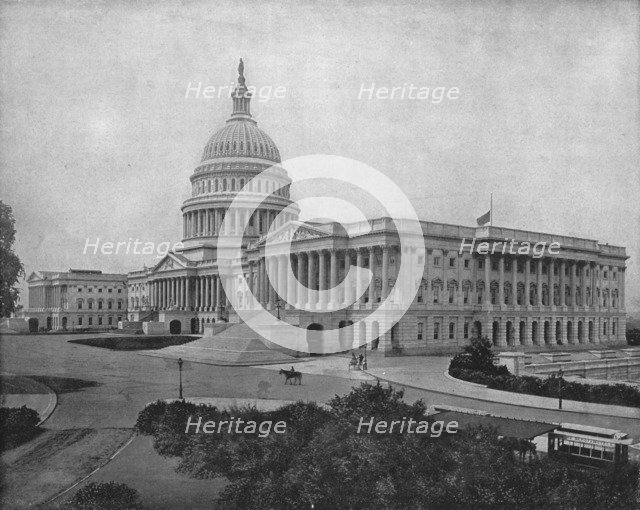 The Capitol, Washington DC, USA, c1900. Creator: Unknown.