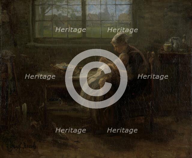 'The Joy of Motherhood', 1890. Creator: Jozef Israels.