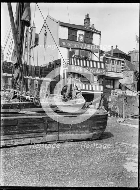 Prospect of Whitby, Wapping Wall, Wapping, Tower Hamlets, Greater London Authority, 1930s. Creator: Charles William  Prickett.