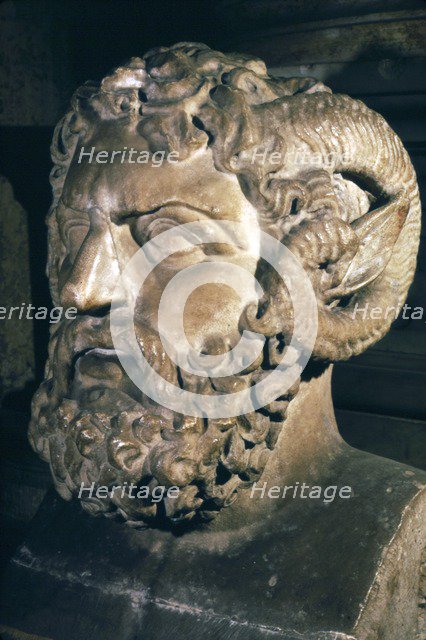 Jupiter Ammon, Roman God of sky and thunder. Artist: Unknown.