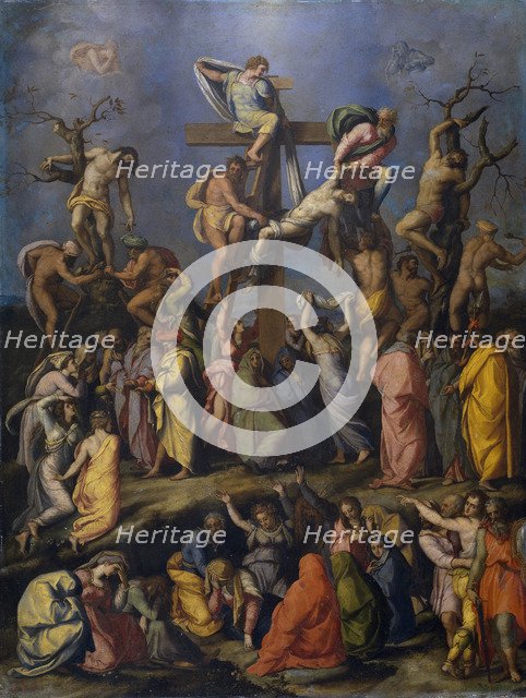 The Descent from the Cross, c. 1560. Artist: Allori, Alessandro (1535-1607)