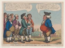 Odd Fellows from Downing Street Complaining to John Bull, June 4, 1808., June 4, 1808. Creator: Thomas Rowlandson.