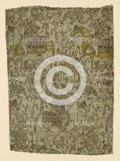 Fragment, Iran, first half of the 17th century. Creator: Unknown.