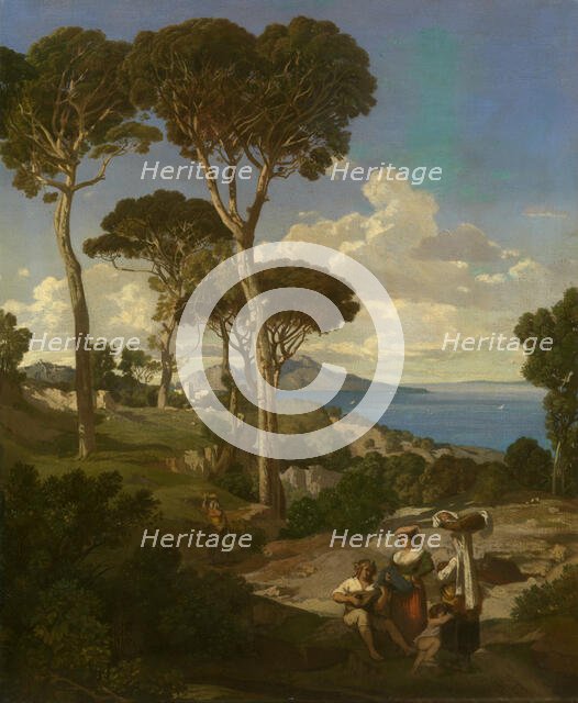 Massa near Sorrento, 1846. Creator: Jean Joseph Francois Bellel.