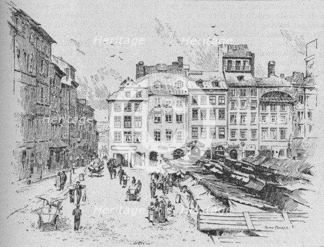 'Old Town, Warsaw', 1902. Artist: Tring Pearce.