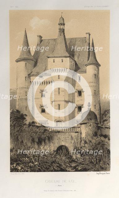 ...Pl. 52, Château De Fay (Maine), 1860. Creator: Victor Petit (French, 1817-1874).