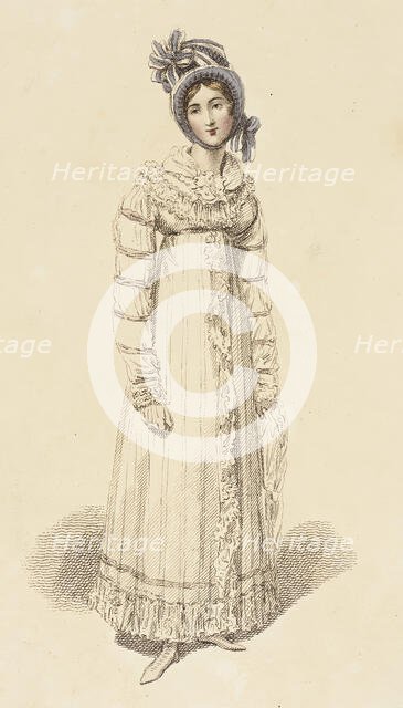 Fashion Plate (Morning Walking Dress), 1816. Creator: Unknown.