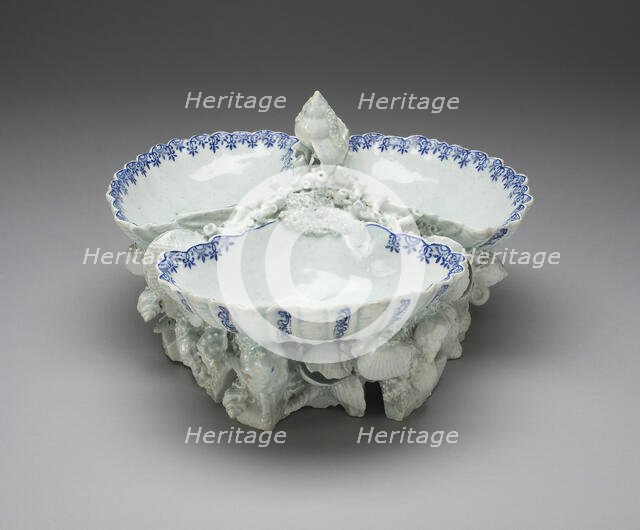 Sweetmeat Dish, Bow, c. 1750. Creator: Bow Porcelain Factory.