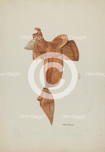 Saddle, c. 1940. Creator: Arthur P. Reynolds.