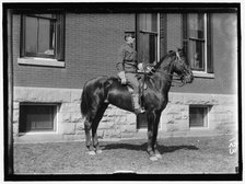 Fort Myer, unidentified group of officers on horseback, between 1909 and 1914. Creator: Harris & Ewing.