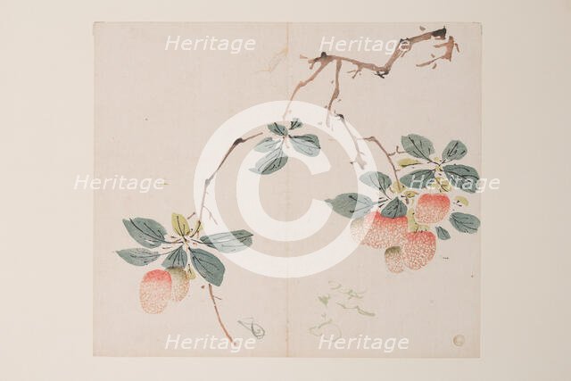 Page from Shi Zhu Zhai. Creator: Unknown.