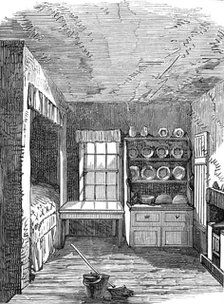 The room in which Livingstone was born, 1874. Creator: Unknown.