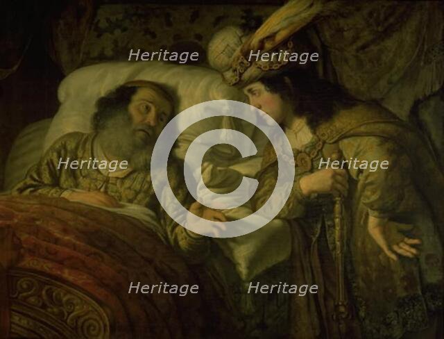 The Dying David Admonishes Solomon, 1642-1644. Creator: Jan Victors.