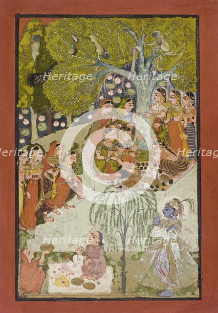 Tree Worship, between c1730 and c1750. Creator: Unknown.