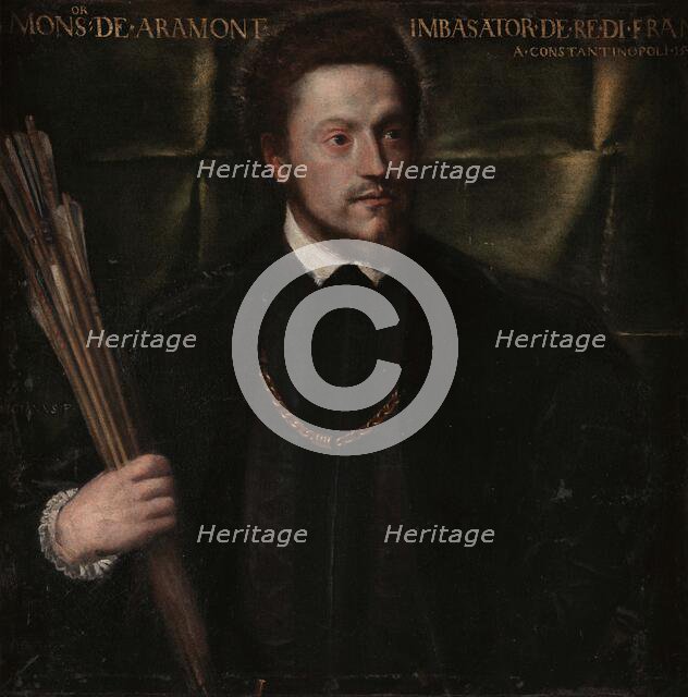 Portrait of the Ambassador Gabriel de Luetz d'Aramont, 1541-1542 . Creator: Titian (1488-1576).