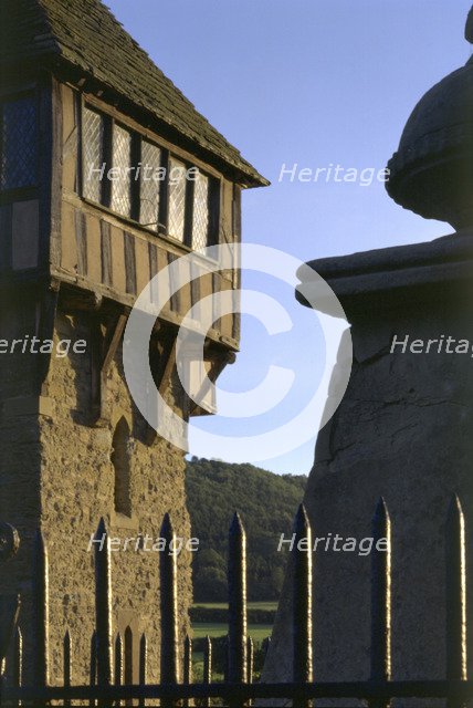 Detail of Stokesay Castle, Shropshire, 1997. Artist: N Corrie