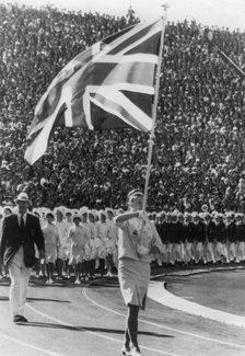 Anita Lonsbrough (b1941), British Olympic Gold Medal-winning swimmer, Tokyo, Japan, 1964. Artist: Unknown