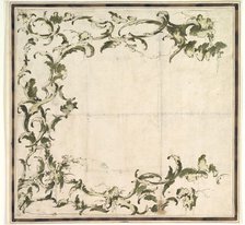 Design for a Framing Motif, 1712-93. Creator: Attributed to Francesco Guardi.
