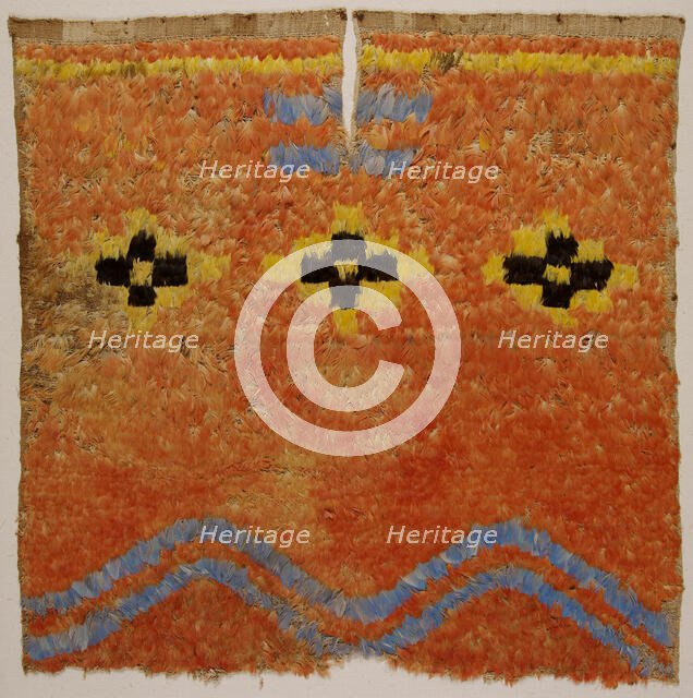 Tunic Fragment, Peru, A.D. 600/1532. Creator: Unknown.