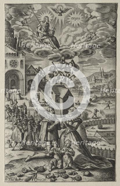 Prayer. Creator: Theodor de Bry (Flemish, 1528-1598).