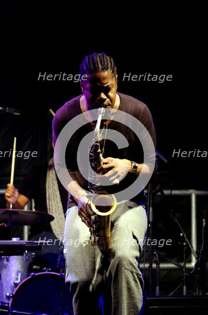 Soweto Kinch, Imperial Wharf Jazz Festival, London, 2011. Artist: Brian O'Connor