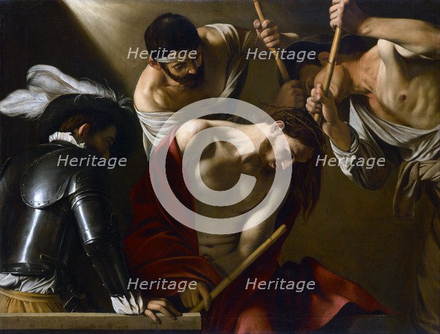 Christ Crowned with Thorns, 1603-1604. Artist: Caravaggio, Michelangelo (1571-1610)