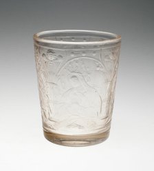 Beaker, Bohemia, 1698. Creator: Bohemia Glass.