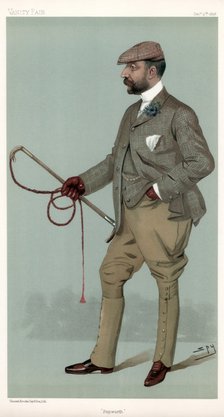 'Papworth', Ernest Terah Hooley, British financier, 1896.Artist: Spy