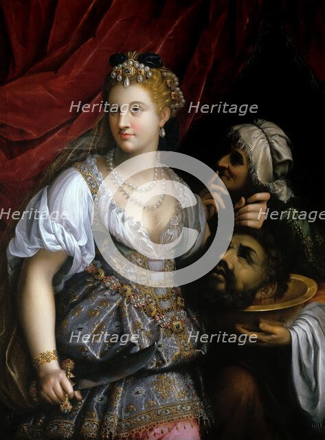 Judith with the Head of Holofernes, ca. 1600. Creator: Galizia, Fede (1578-1630).
