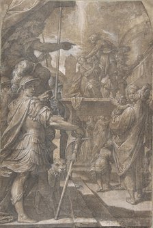 Martyrdom of a Female Saint (Agnes?), 1605-9. Creator: Camillo Procaccini.