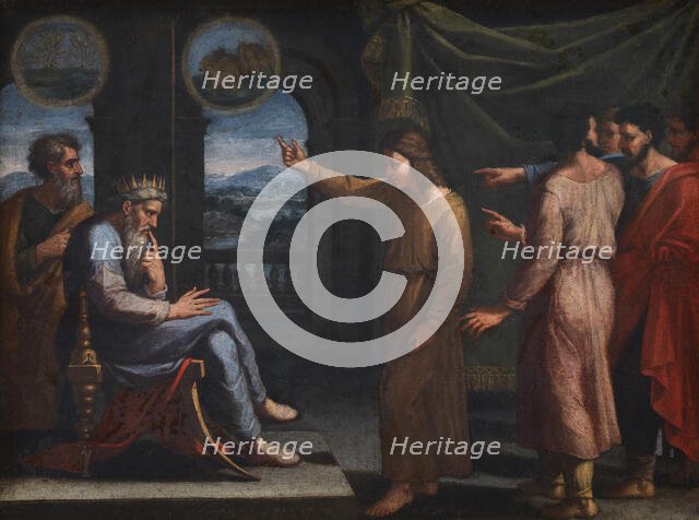 Joseph Interprets Pharaoh's Dream, 1609-1665. Creator: Nicolas Poussin.