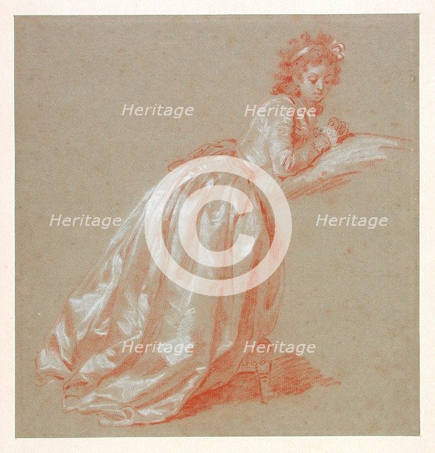 Young woman kneeling. Artist: Gérard, Marguerite (1761-1837)