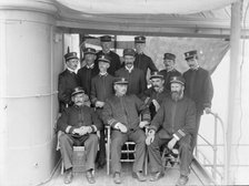U.S.S. Maine, group of officers, 1896. Creator: Unknown.