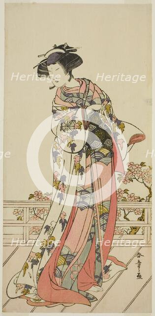 The Actor Nakamura Tomijuro I in an Unidentified Role, Japan, c. 1777. Creator: Shunsho.