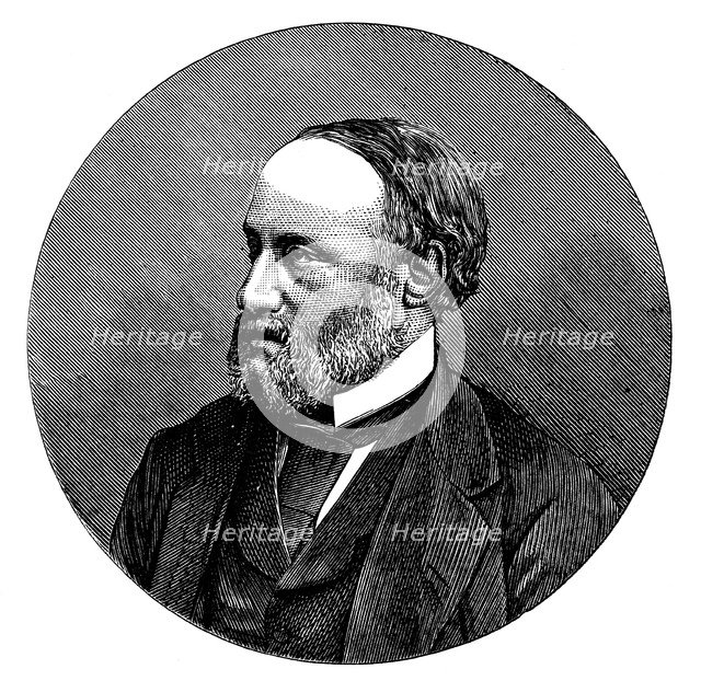 James Prescott Joule, English physicist, 1876. Artist: Unknown
