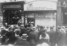 Shop wrecked by mob, Paris, 1914. Creator: Bain News Service.