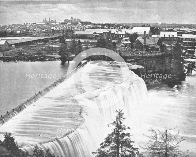 Ottawa, Canada, from Rideau Falls, c1900.  Creator: Unknown.
