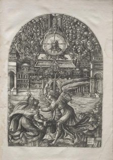 The Apocalypse: The Angel Shows St. John the Fountain of Living Water, 1546-1556. Creator: Jean Duvet (French, 1485-1561).