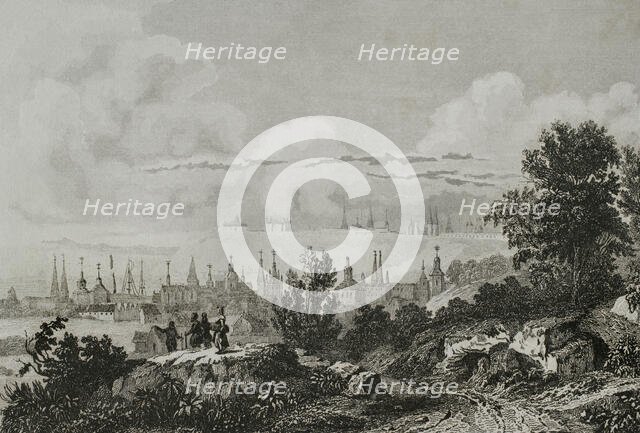 Tobolsk, Russia, 1839.  Creator: Augustin François Lemaitre.