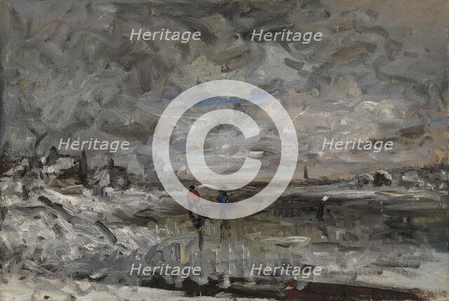 Winter Landscape, 1880. Creator: Fanny Churberg.