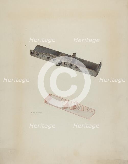 Printer's Measure, 1938. Creator: Alfred Koehn.